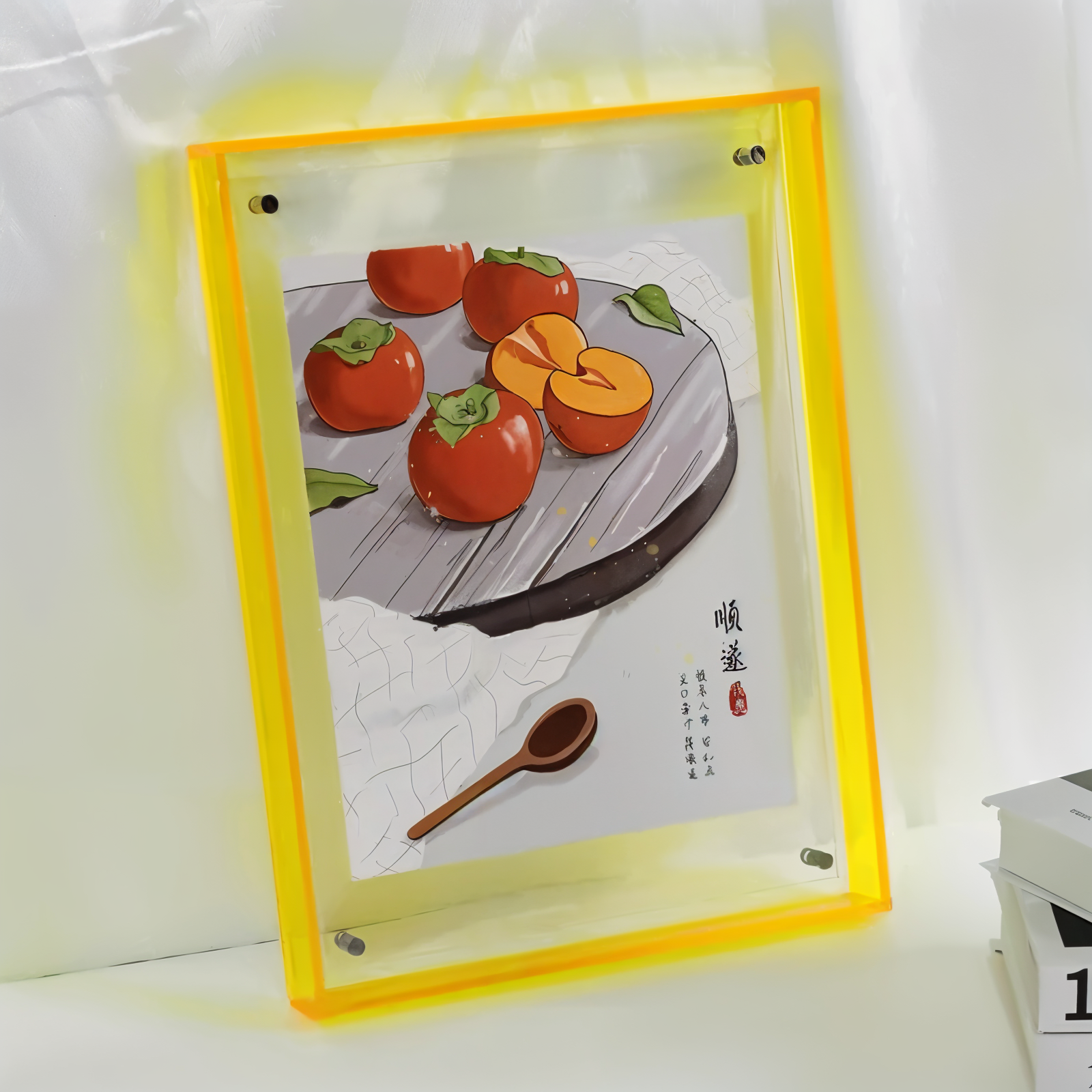 VividAcryl – Neon-Acryl-Fotoram i 80-talsstil