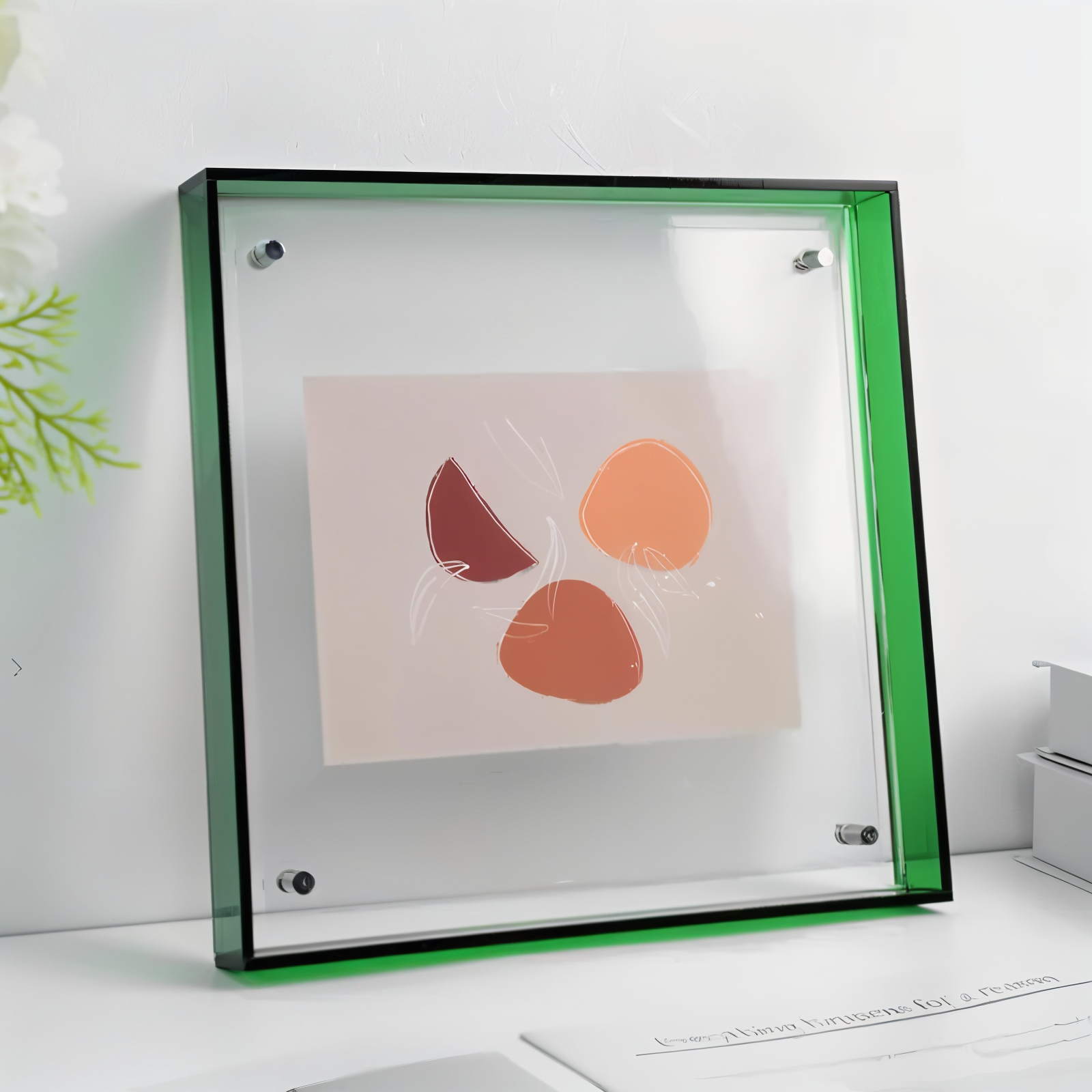 VividAcryl – Neon-Acryl-Fotoram i 80-talsstil