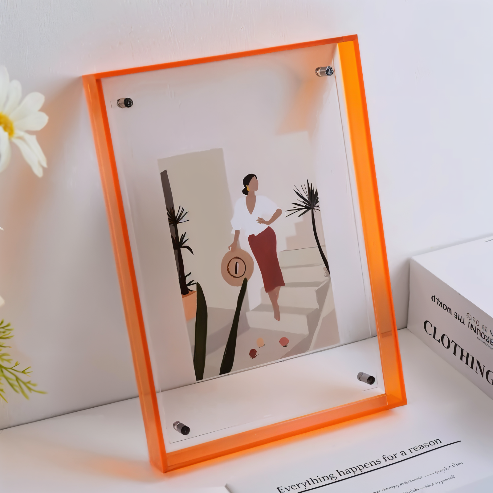 VividAcryl – Neon-Acryl-Fotoram i 80-talsstil
