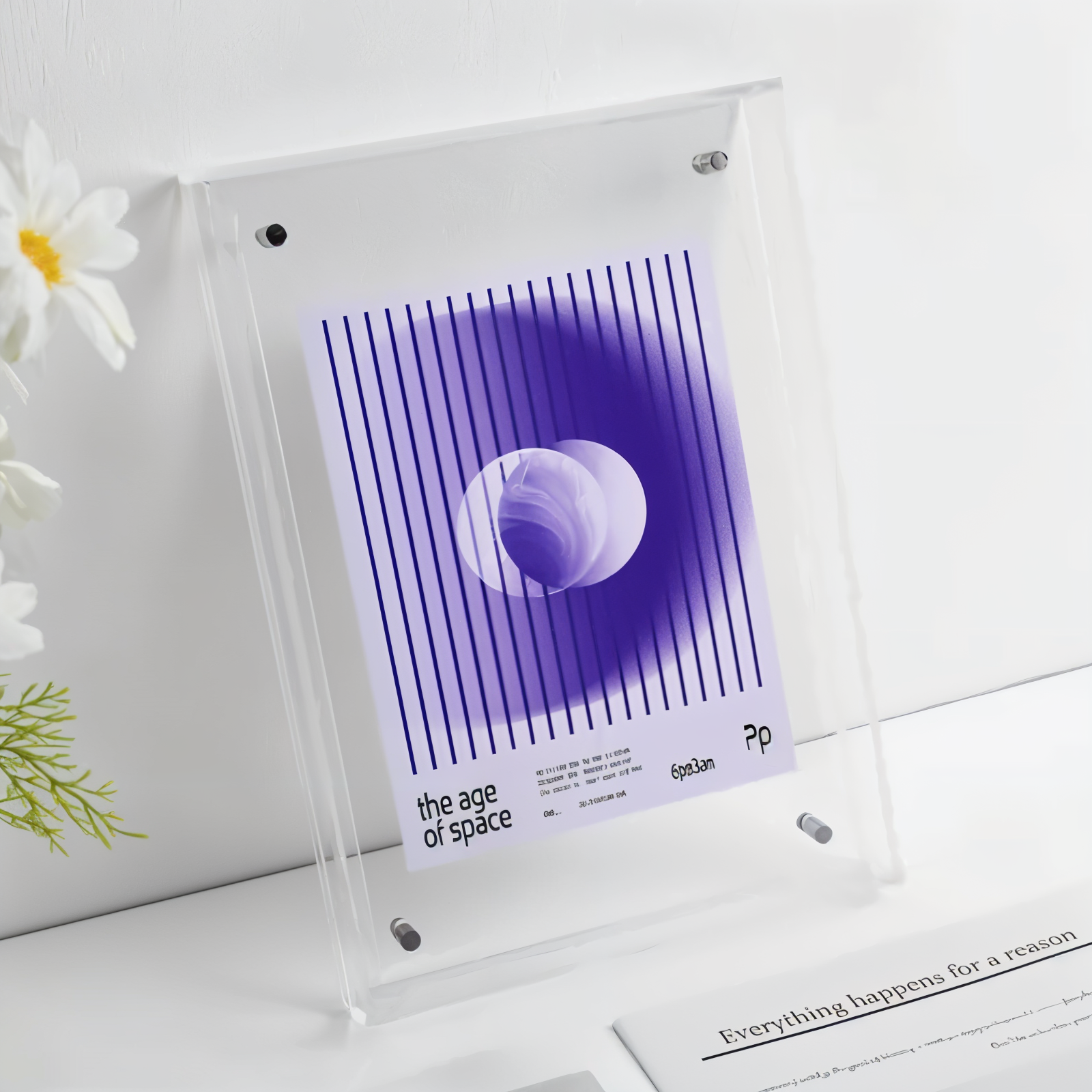 VividAcryl – Neon-Acryl-Fotoram i 80-talsstil