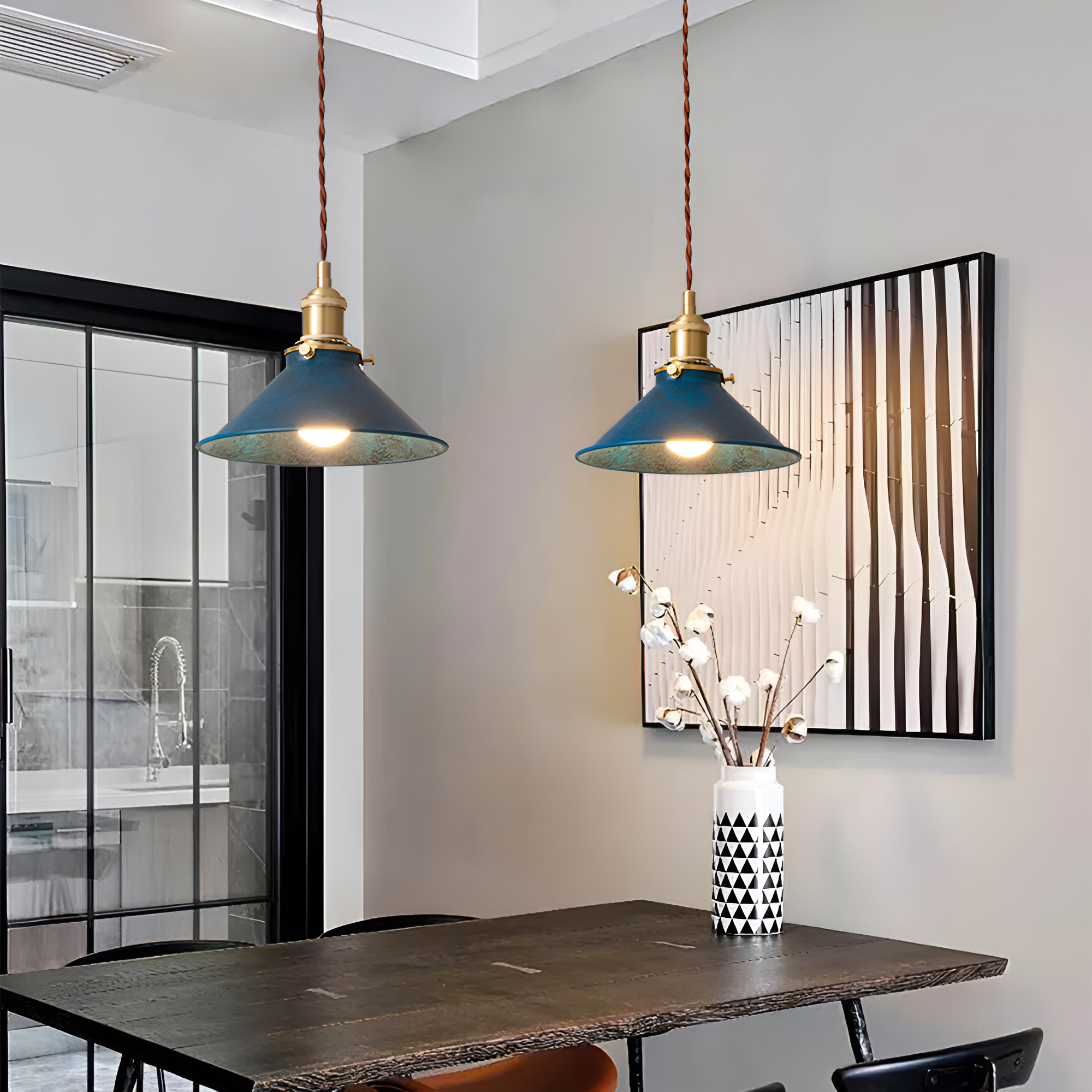 Conic Pendellampa - Industriell Lampa - Vintage Hänglampa