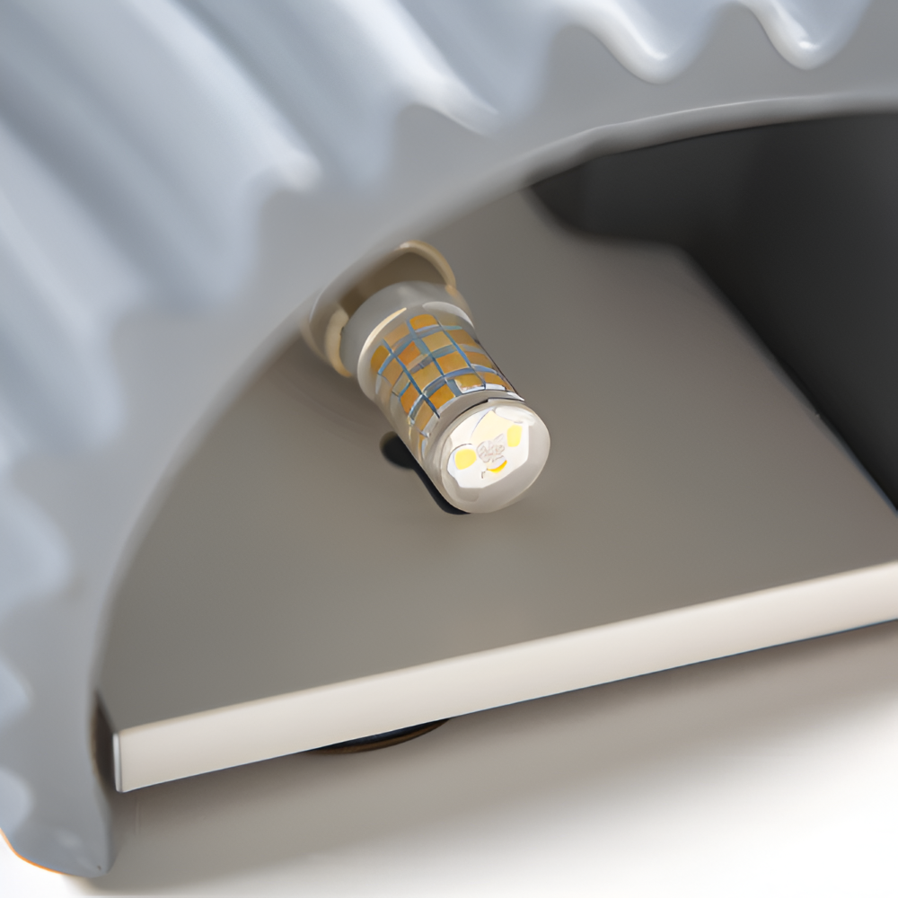 HuePleat Vägglampa - Kurvig Plisserad Resin V ägglampa - Upp- och Nedåtriktade V ägglampor