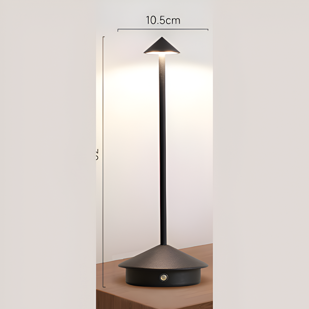 IllumeCone Bordslampa - Trådlös, Dimbar, Vattentålig Skrivbordslampa