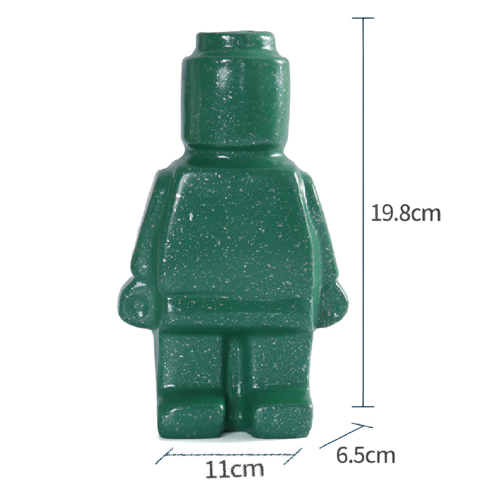 Innovativa Murade Växtkärl i Robotdesign - Dekorativ Lego Ornament för Inomhus- och Utomhusbruk