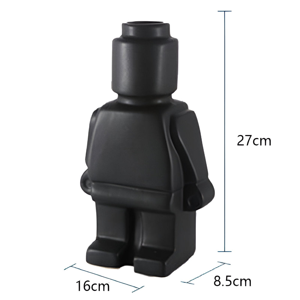Innovativa Murade Växtkärl i Robotdesign - Dekorativ Lego Ornament för Inomhus- och Utomhusbruk