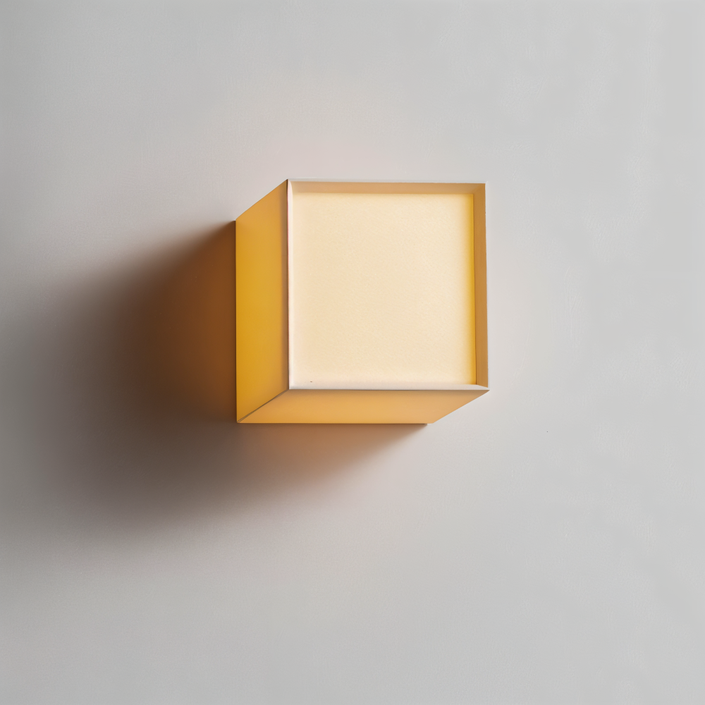 JapSquare Vägglampa - Tyg Vägglampa - Japansk Vägglampa Design - Nordiska Vägglampor LED