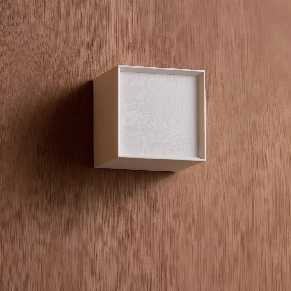 JapSquare Vägglampa - Tyg Vägglampa - Japansk Vägglampa Design - Nordiska Vägglampor LED