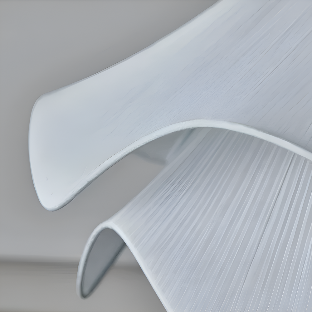 Japandi-inspirerad tygpendellampa - Minimalistisk blommig design taklampa för en lugn atmosfär