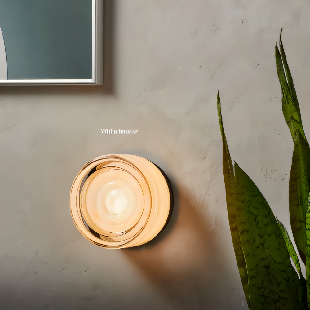 Jelly Gleam - Lyxig vägglampa i nordisk gelé med LED-ljus