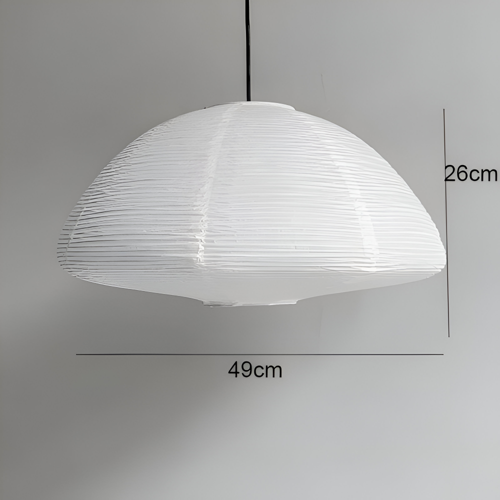 KireiLume - Japansk Papperskupol Pendellampa - Minimalistisk Hänglampa
