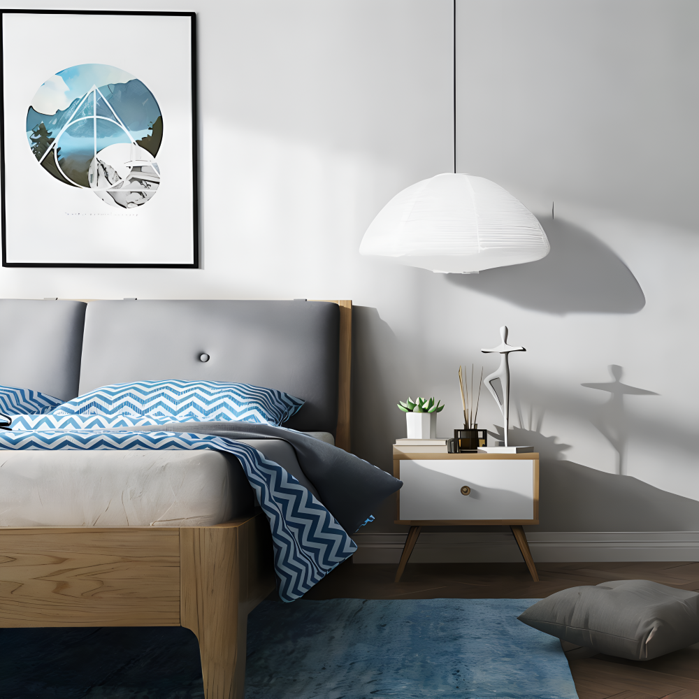KireiLume - Japansk Papperskupol Pendellampa - Minimalistisk Hänglampa