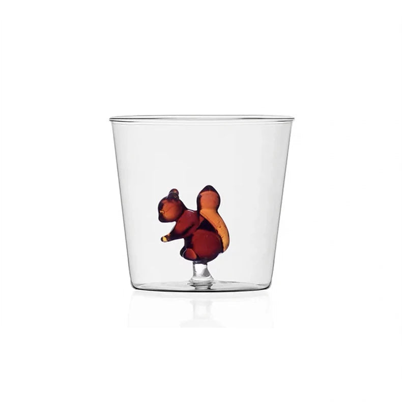 Kreativ 3D-glasmugg - Handgjord djur- och växtformad för kaffe och mjölk - 250-300ml 10