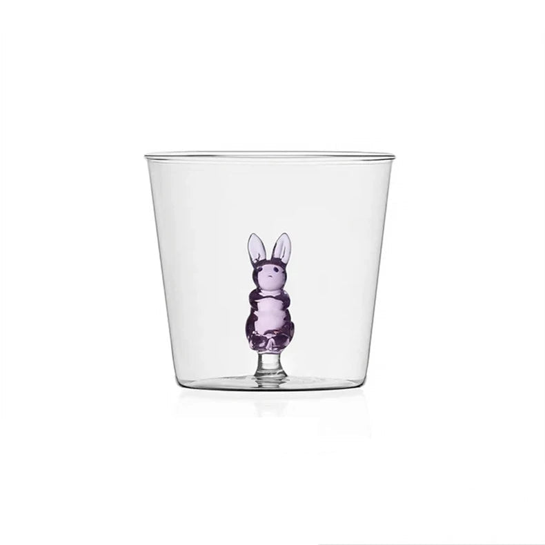 Kreativ 3D-glasmugg - Handgjord djur- och växtformad för kaffe och mjölk - 250-300ml 13