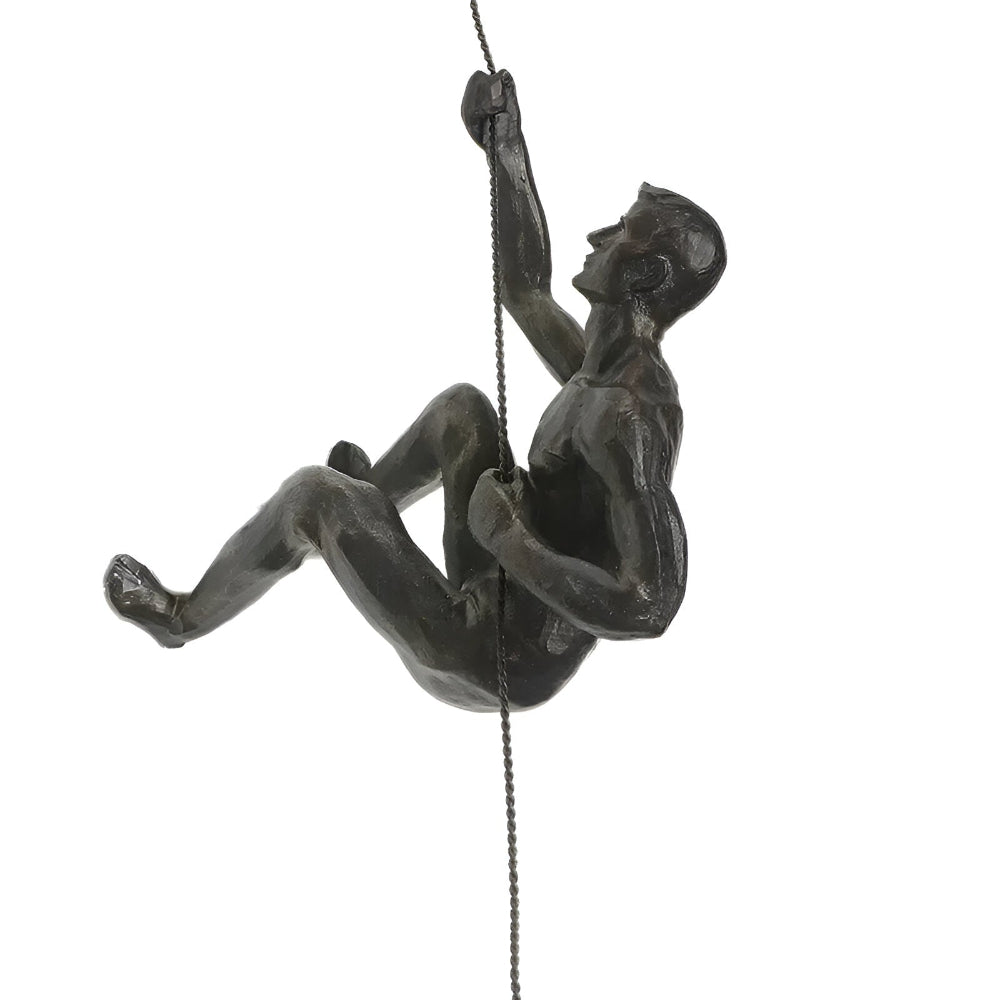 Kreativt Väggkonst Set - Klättrande Man Dekor Ornament för Unik Inredningsestetik