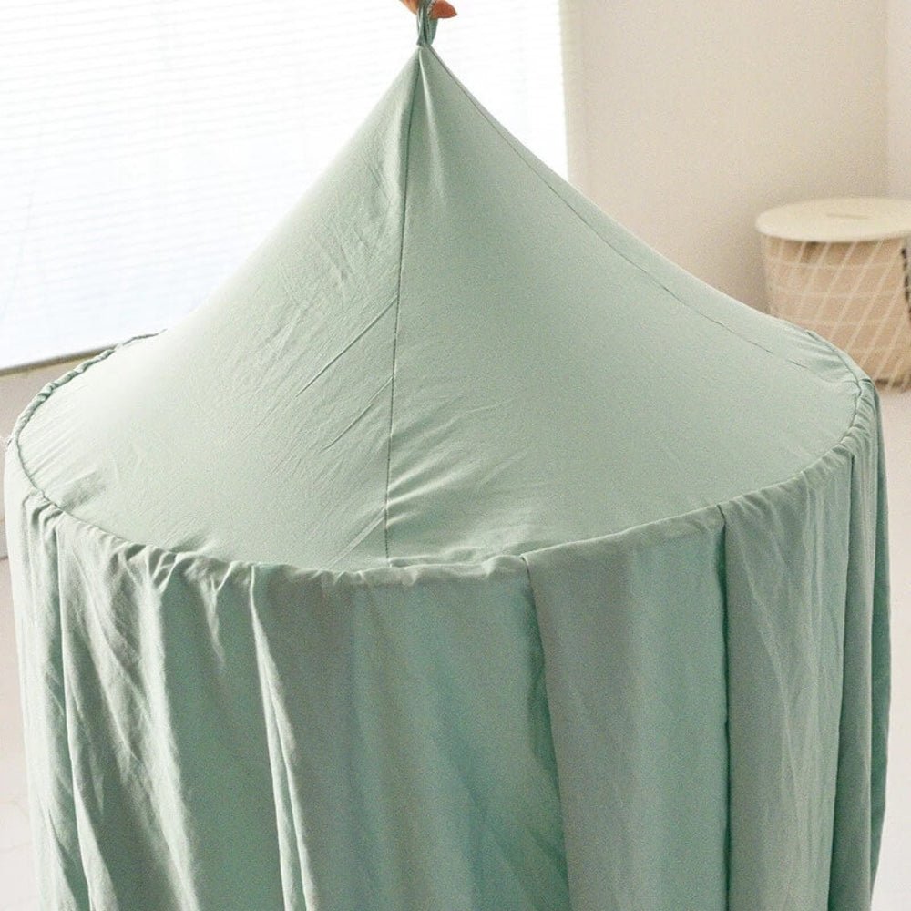 Lekfull Hängande Sänghimmel - Andningsbar Polyester-Bomullsblandning För Barnrumsinredning 5