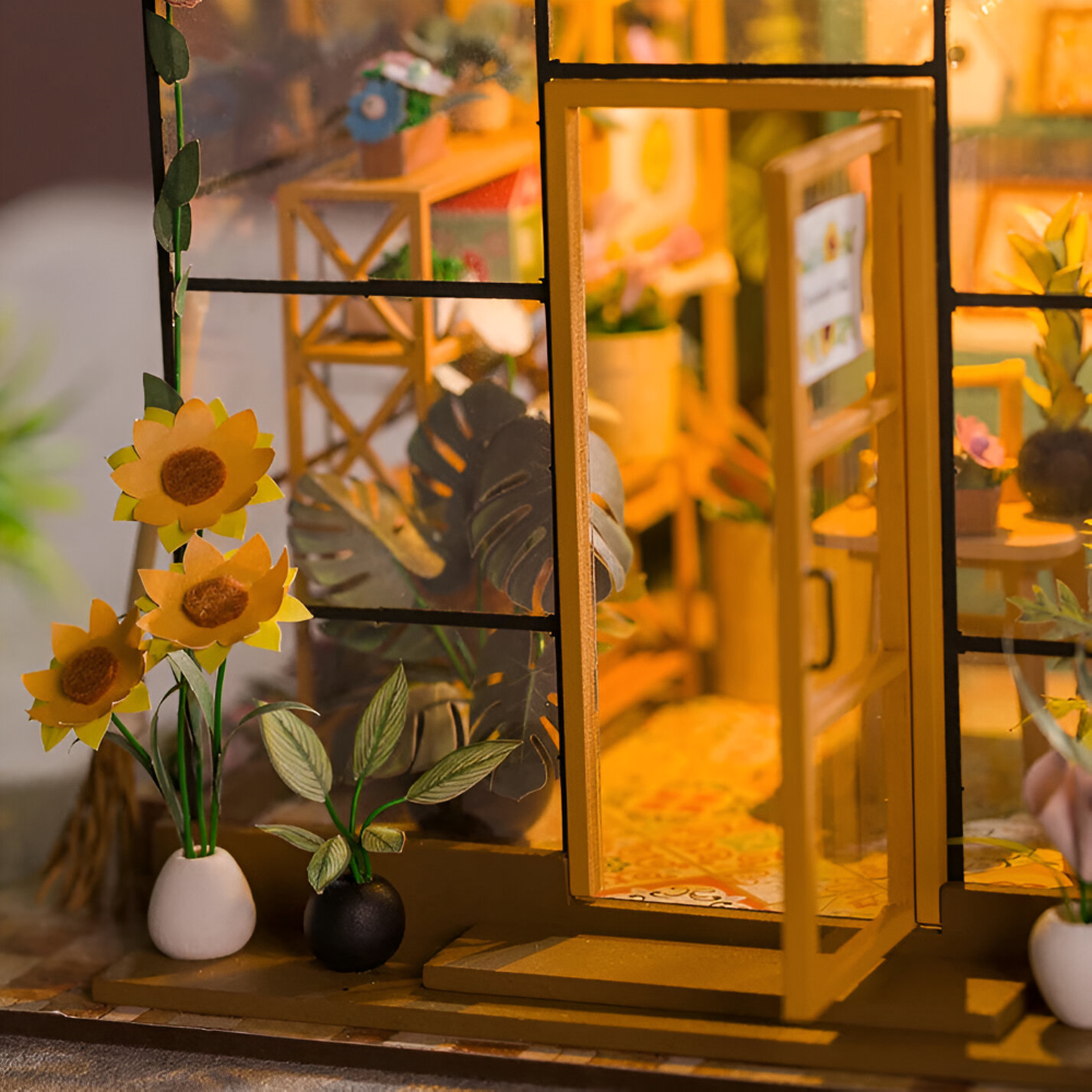 Lil'Puzz Haus - Miljövänligt Miniatyr DIY Dockhus Kit Dekor