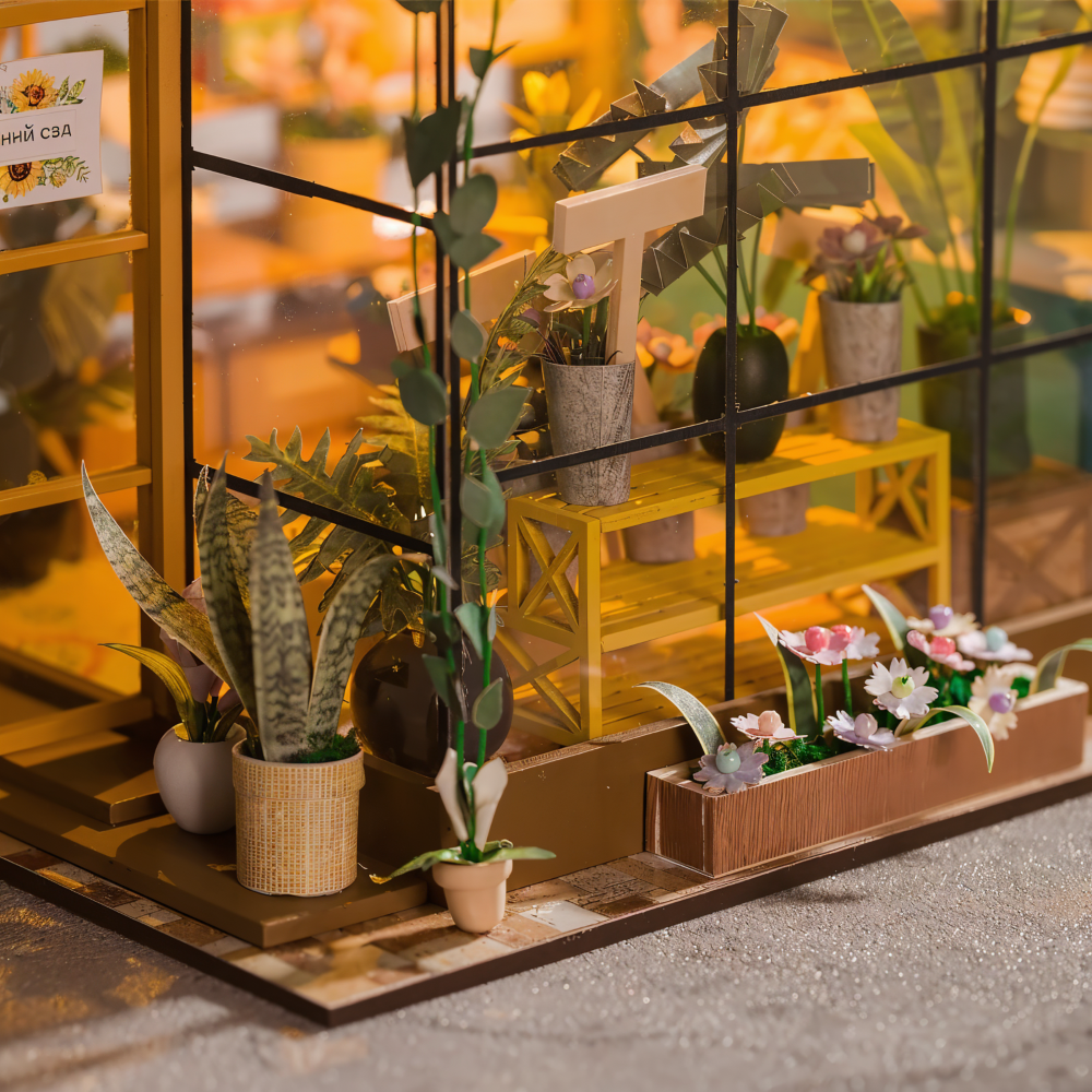 Lil'Puzz Haus - Miljövänligt Miniatyr DIY Dockhus Kit Dekor