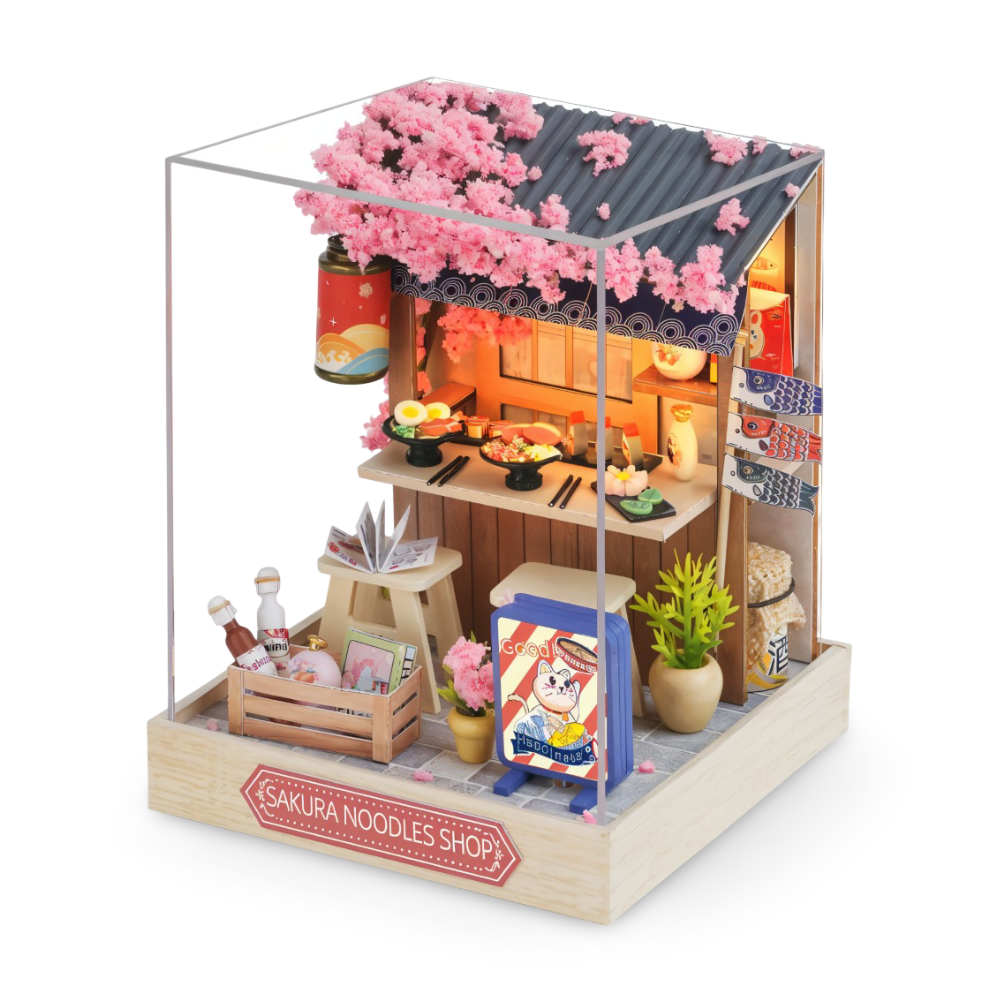 Lil'Puzz Haus - Miljövänligt Miniatyr DIY Dockhus Kit Dekor