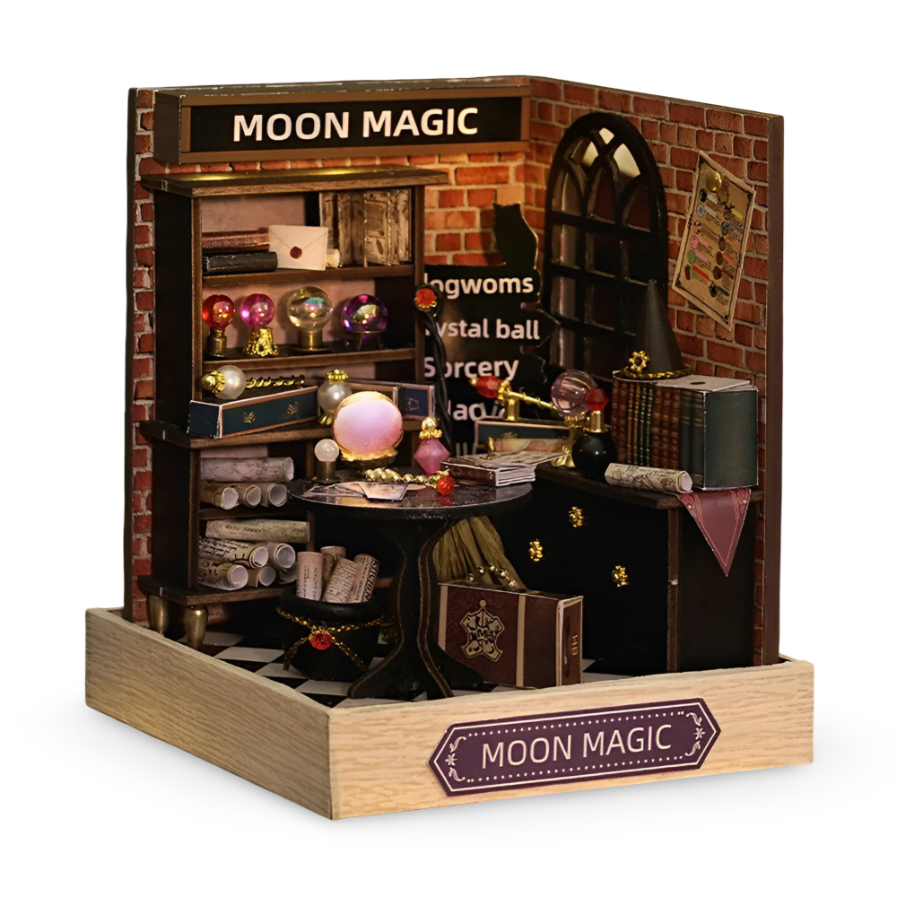 Lil'Puzz Haus - Miljövänligt Miniatyr DIY Dockhus Kit Dekor