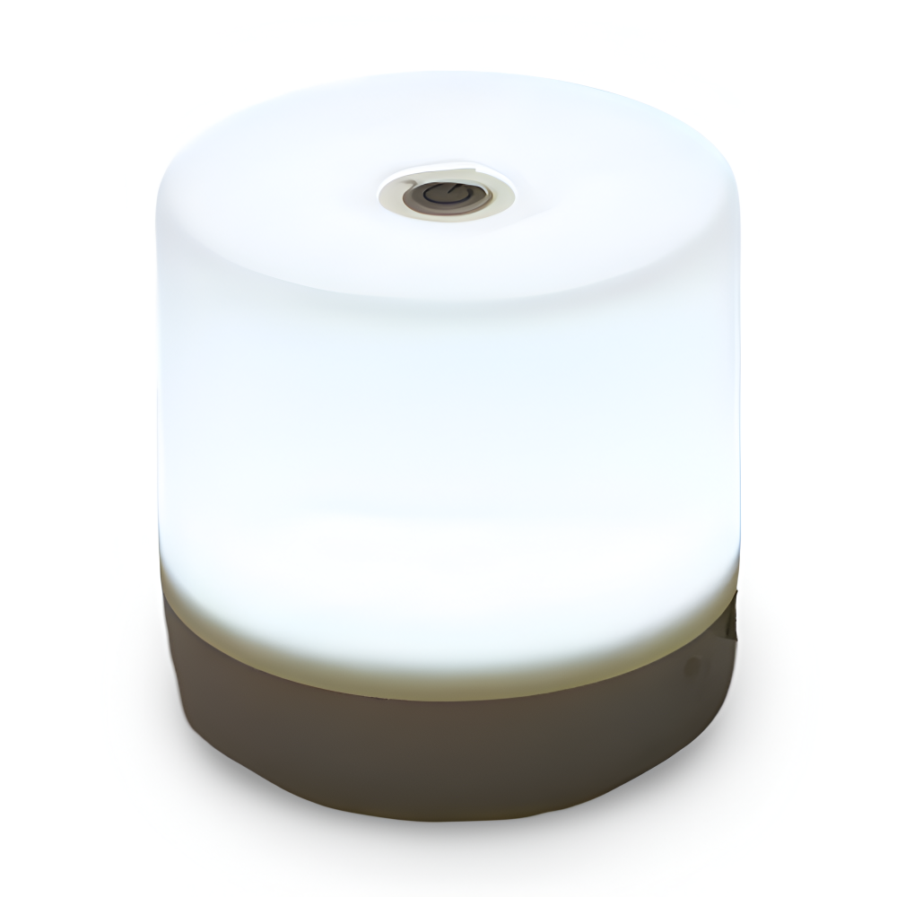 LuminoTap - USB Drivet Cylindriskt Mini Nattljus - Lampa med Touch Dimmer
