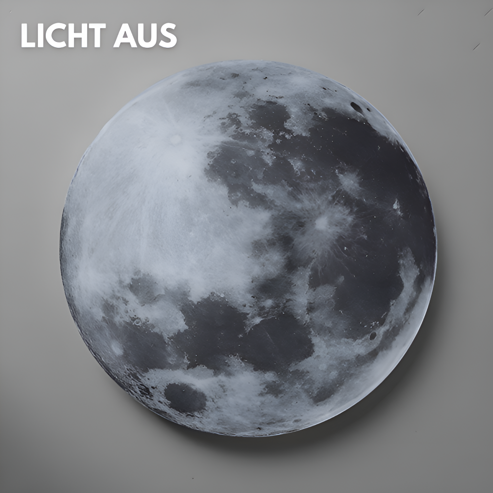 Lunar 3D-Månevägglampa - Justerbar och dimbar Månevägglampa
