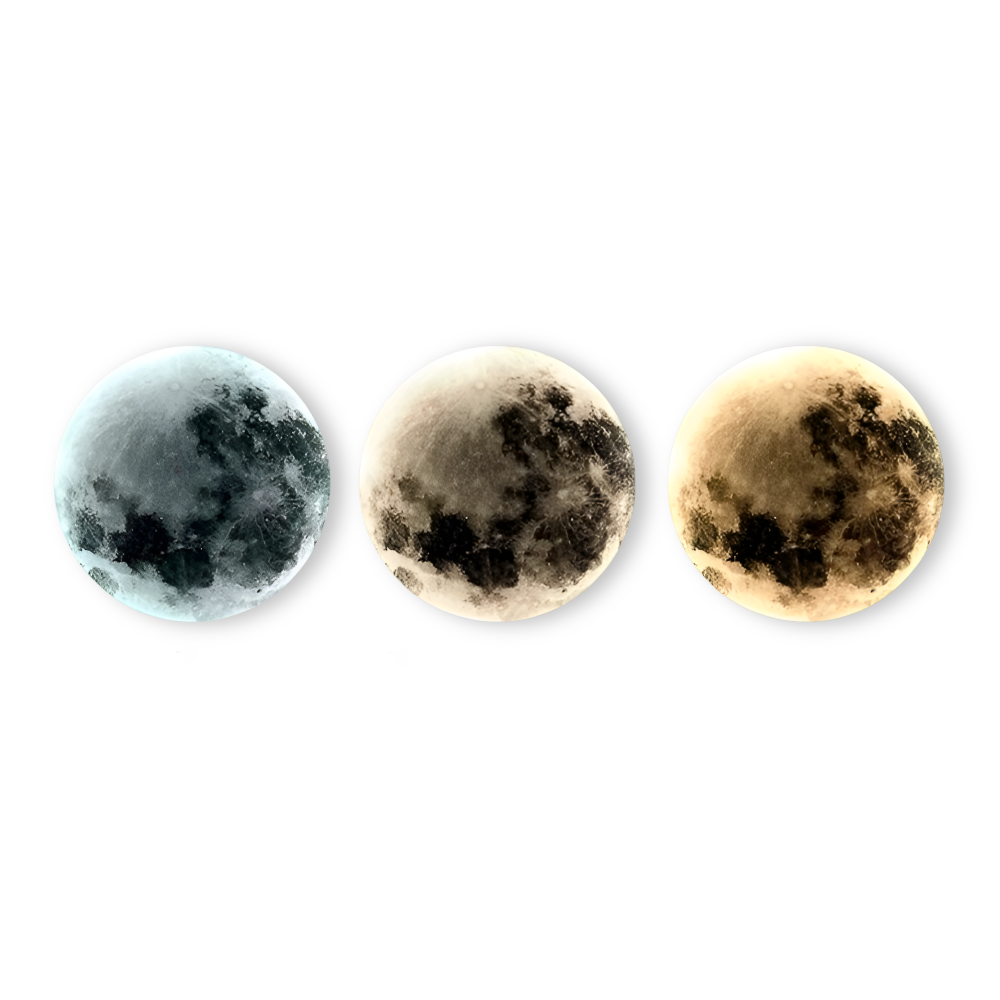 Lunar 3D-Månevägglampa - Justerbar och dimbar Månevägglampa
