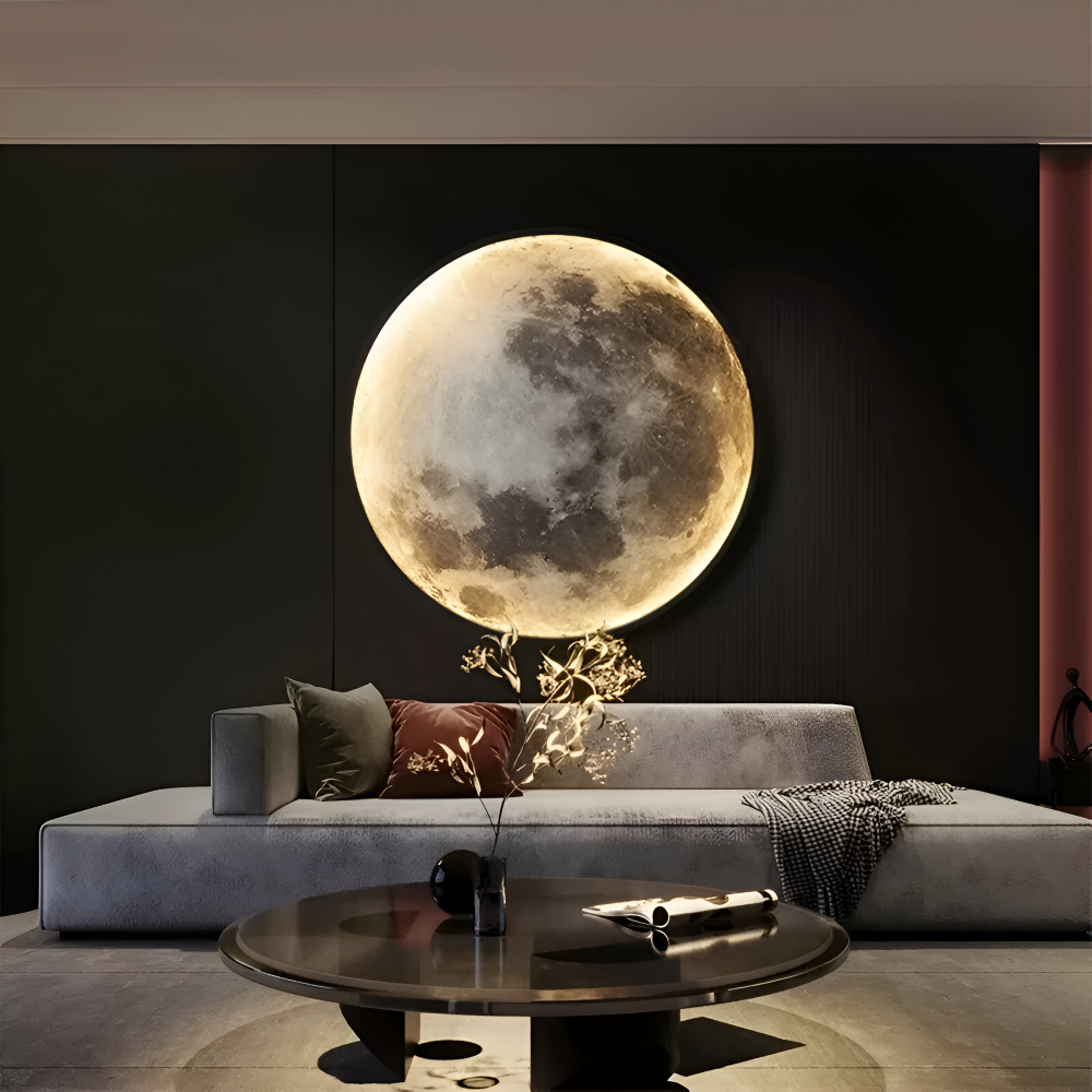 Lunar 3D-Månevägglampa - Justerbar och dimbar Månevägglampa
