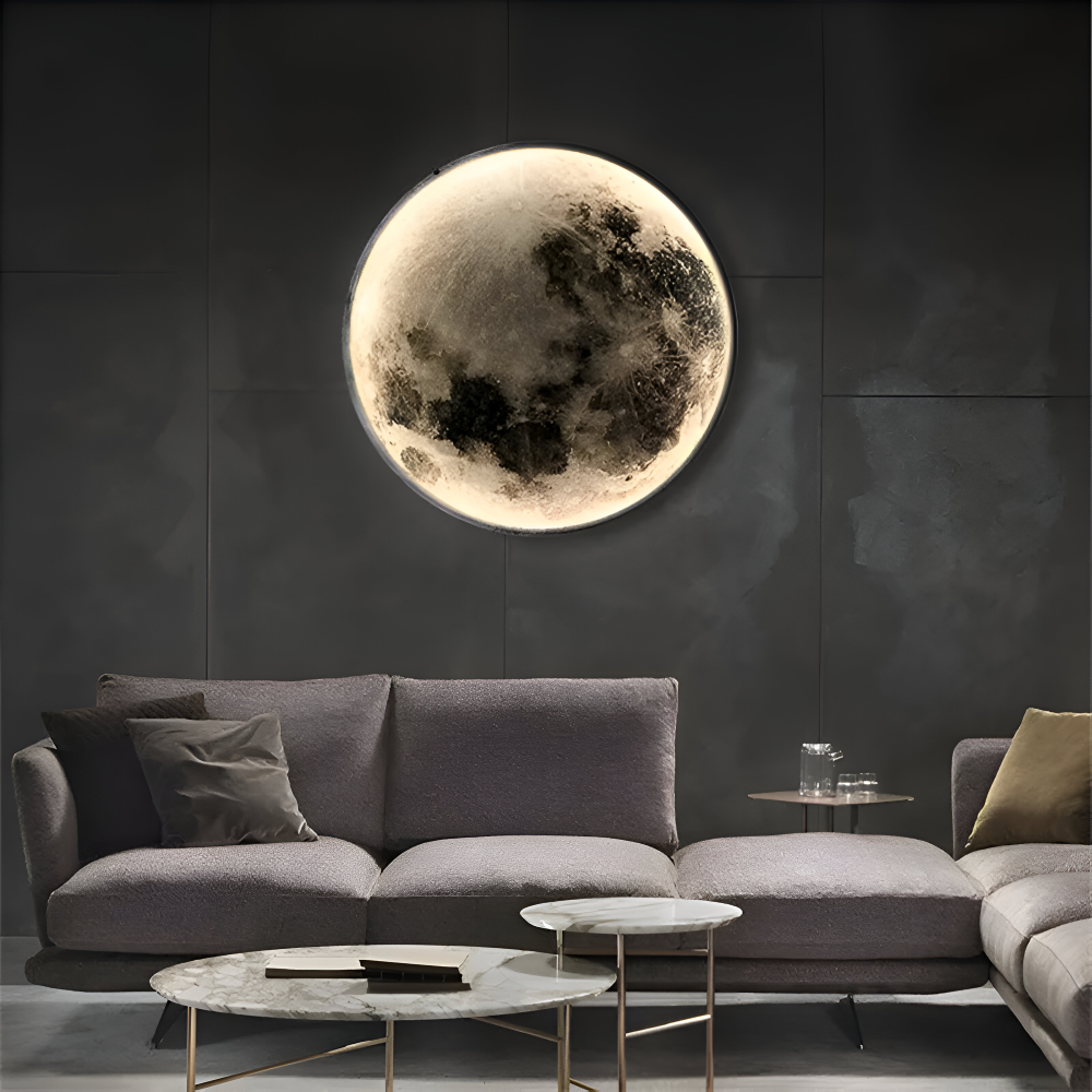 Lunar 3D-Månevägglampa - Justerbar och dimbar Månevägglampa