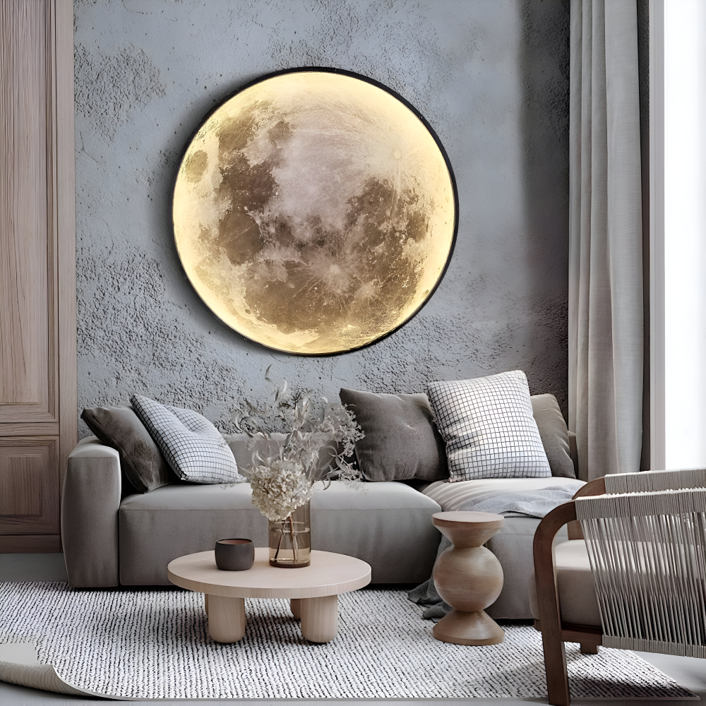 Lunar 3D-Månevägglampa - Justerbar och dimbar Månevägglampa