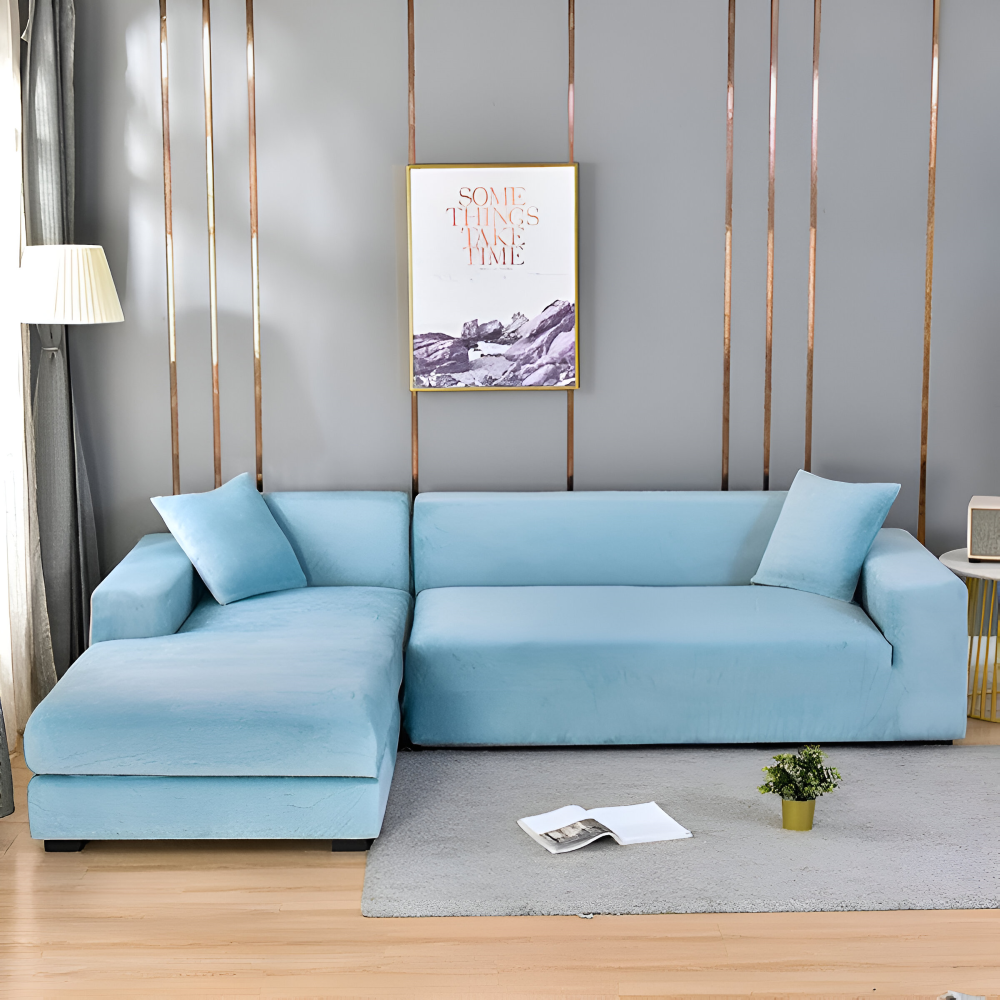 LuxuriFit Sofföverdrag - Mjukt, Elastiskt och Elegant Överdrag för Soffan