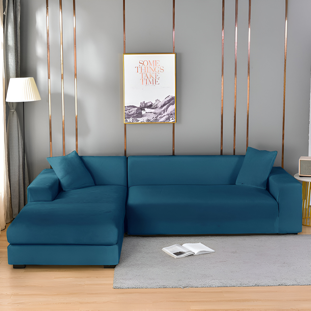 LuxuriFit Sofföverdrag - Mjukt, Elastiskt och Elegant Överdrag för Soffan