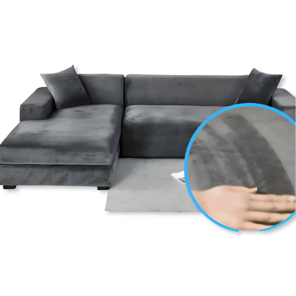 LuxuriFit Sofföverdrag - Mjukt, Elastiskt och Elegant Överdrag för Soffan