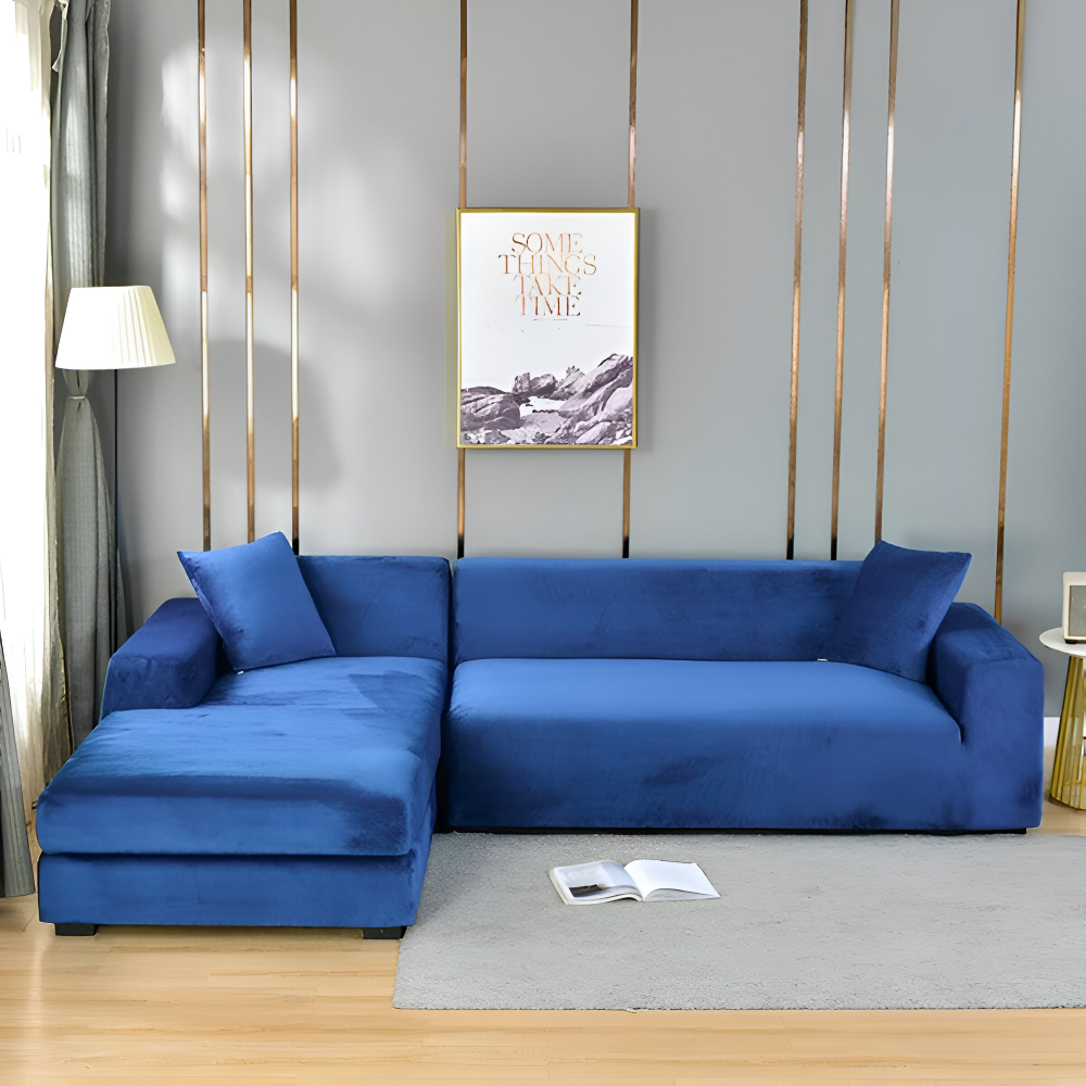 LuxuriFit Sofföverdrag - Mjukt, Elastiskt och Elegant Överdrag för Soffan