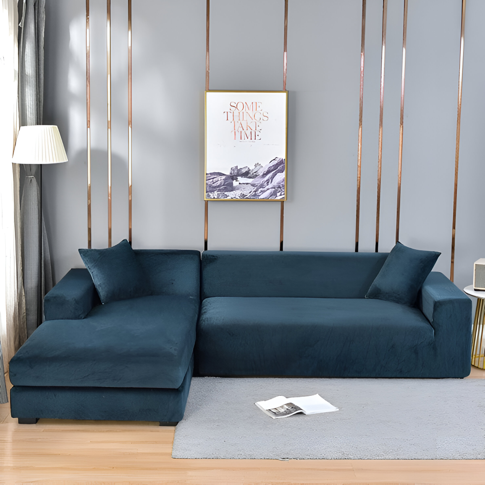 LuxuriFit Sofföverdrag - Mjukt, Elastiskt och Elegant Överdrag för Soffan