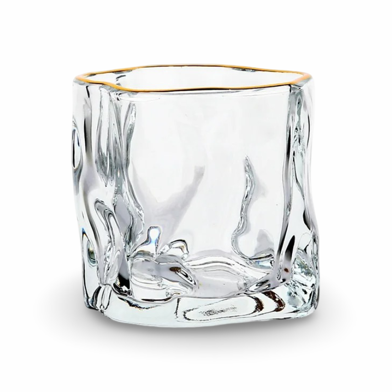 Lyxigt handgjort whiskyglasset - Vridna glas för whisky och cocktails, 200 ml, 2/4/6 delar 0
