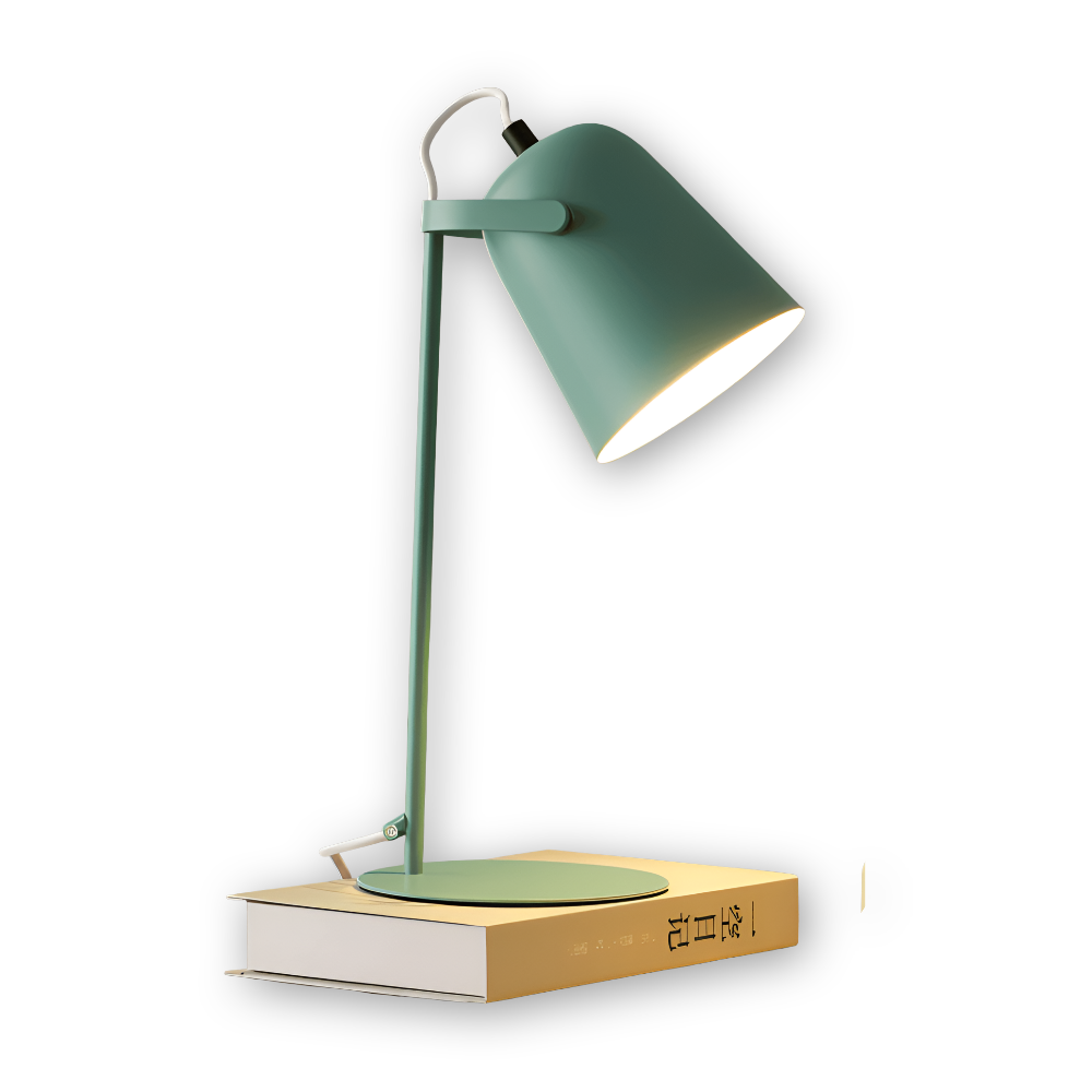 Macaron Bordslampa - Nordiskt Gul Skrivbordslampa - Justerbar Lampa
