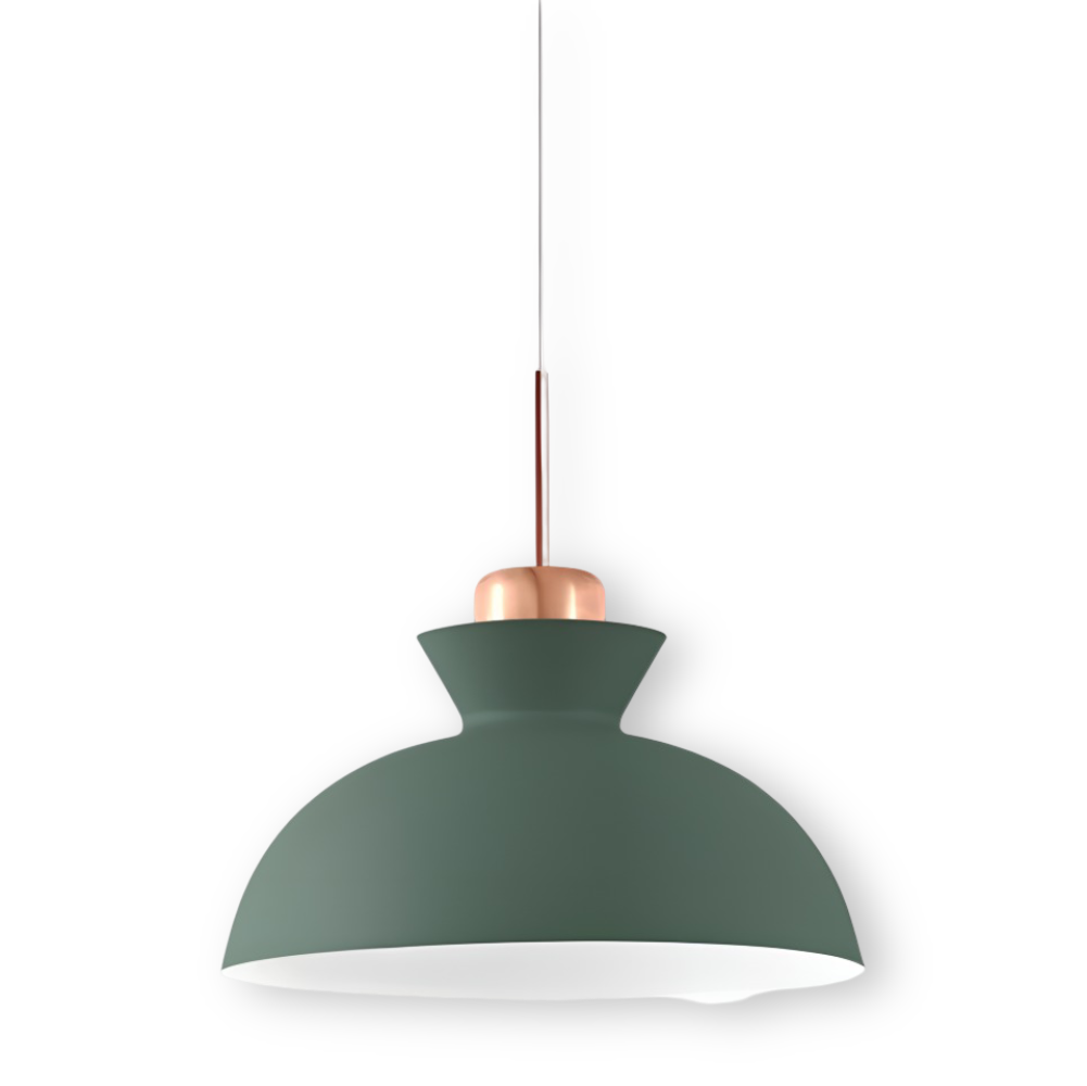 Macaron Hue Pendellampa - Färgglad Flanell & Kuppeldesign Hänglampa i Macaron-färger