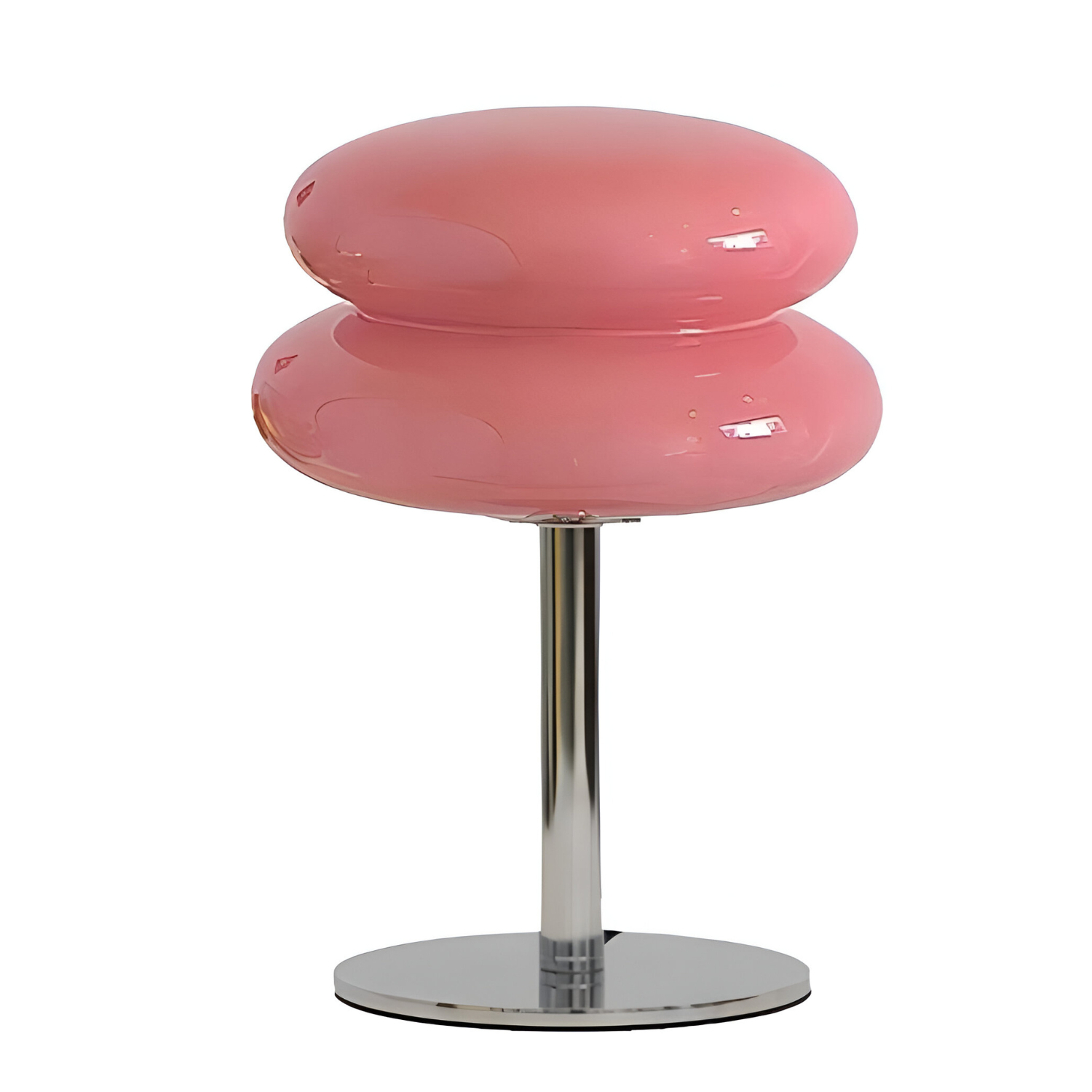Macaron Inspirerad Bordslampa - Elegant Bordslampa i Glas för en Livlig Rumsatmosfär