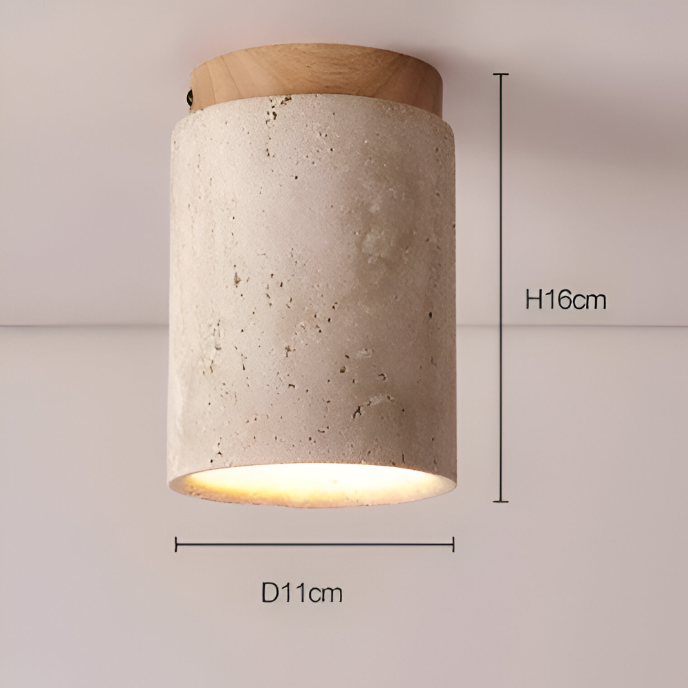 MarWood Taklampa - Travertin Taklampa - Infälld Spotlight
