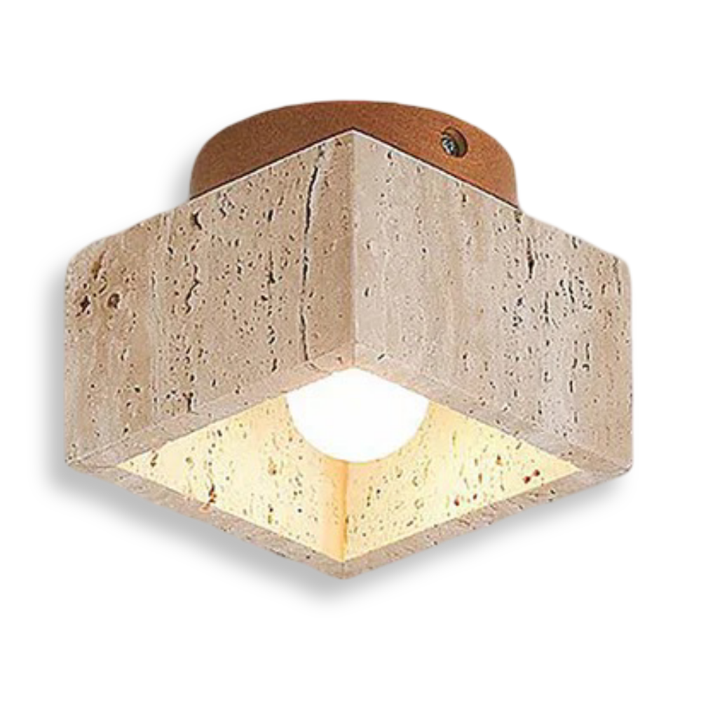 MarWood Taklampa - Travertin Taklampa - Infälld Spotlight