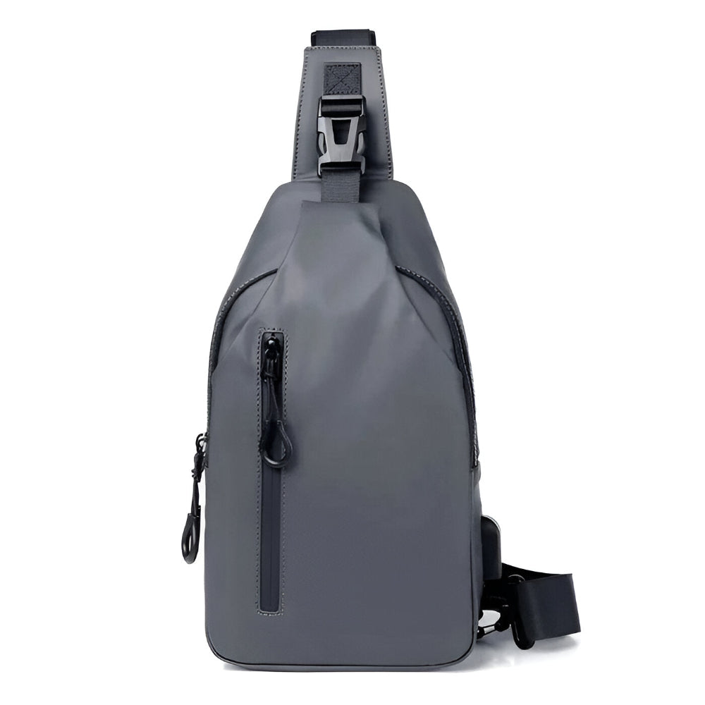 MetroFlex Crossbody Bag - Justerbar Cross Body Bag för Män - Moderiktig Crossbody Bag Svart