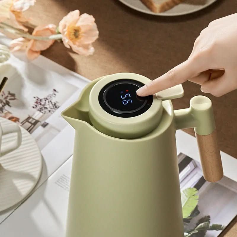 Minimalistisk Termosflaska 1L - Läcksäker Elegant Design För Varma Och Kalla Drycker 4
