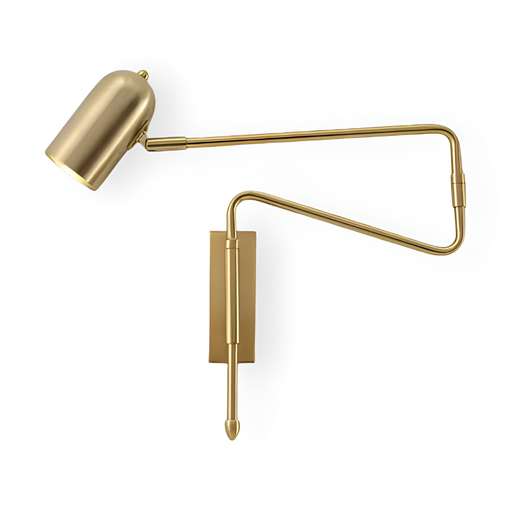 Modern Justerbar Svängarm Vägglampa - Skandinavisk Järnvägglampa