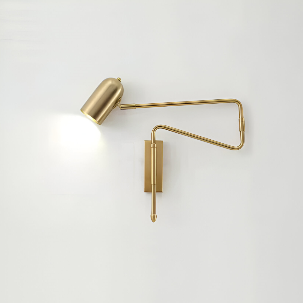 Modern Justerbar Svängarm Vägglampa - Skandinavisk Järnvägglampa