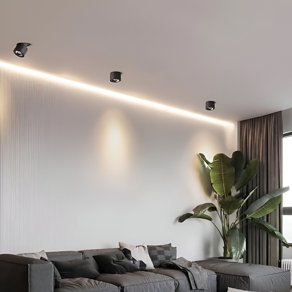 Moderna Cylindriska LED Downlight - Taklampa med Justerbar Ljusstyrka