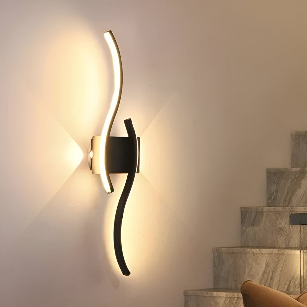 Modern Energieffektiv LED-Vägglampa för Stilfull Belysning i Hemmet