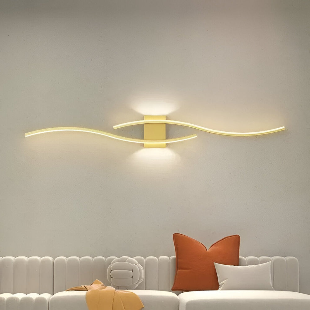 Modern Energieffektiv LED-Vägglampa för Stilfull Belysning i Hemmet