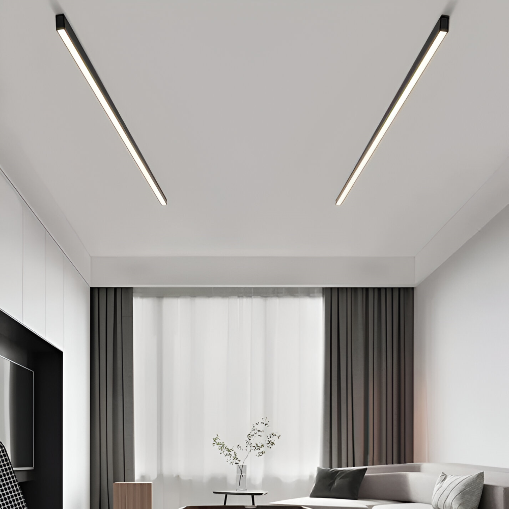 Modern Lång Linjär Taklampa - Nordisk LED Taklampa