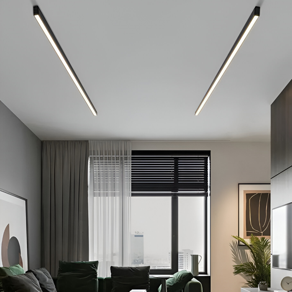 Modern Lång Linjär Taklampa - Nordisk LED Taklampa
