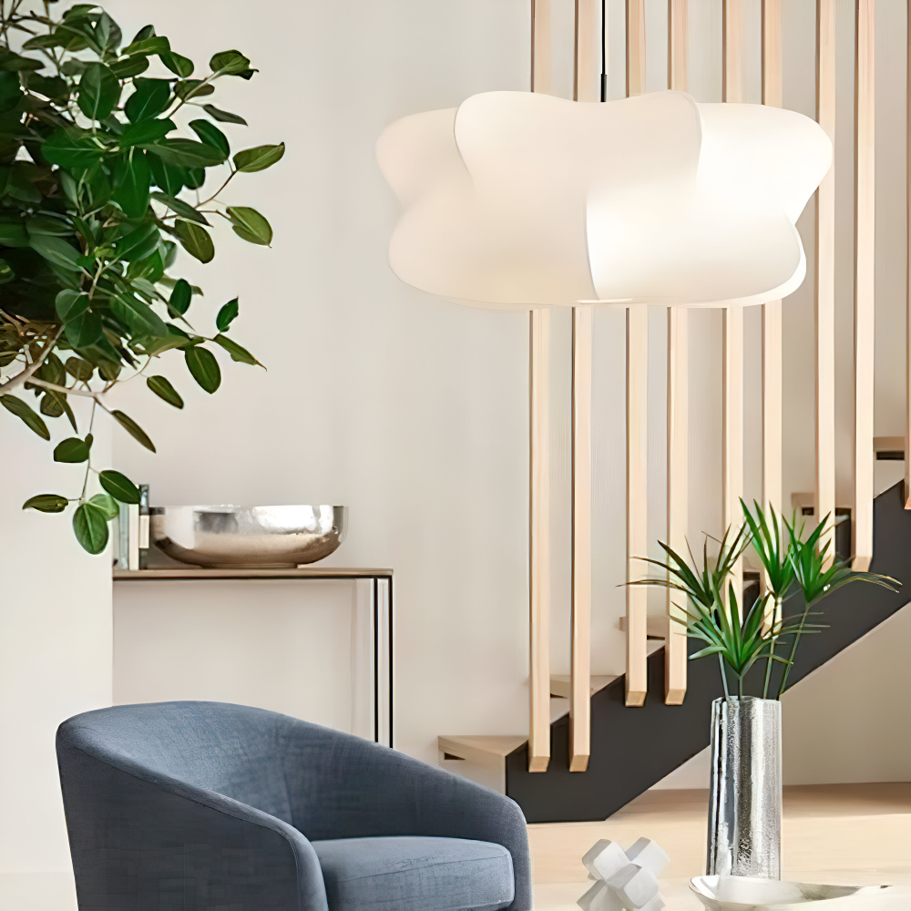 Modern Wabi Sabi Pendellampa - Geometrisk Japansk Stil Hänglampa